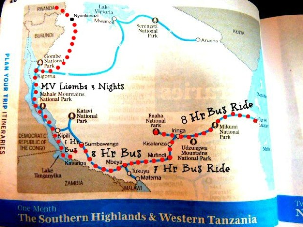 Rwanda bound map